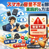スマホの容量不足を解消するための実践的な方法